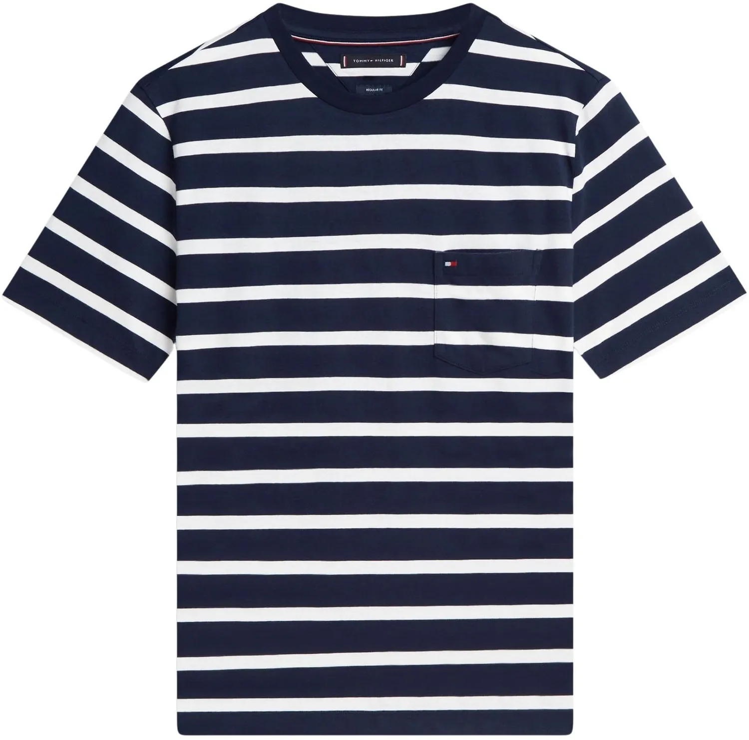 Tommy Hilfiger Stripe Pocket T-Shirt Uomo L a Righe
