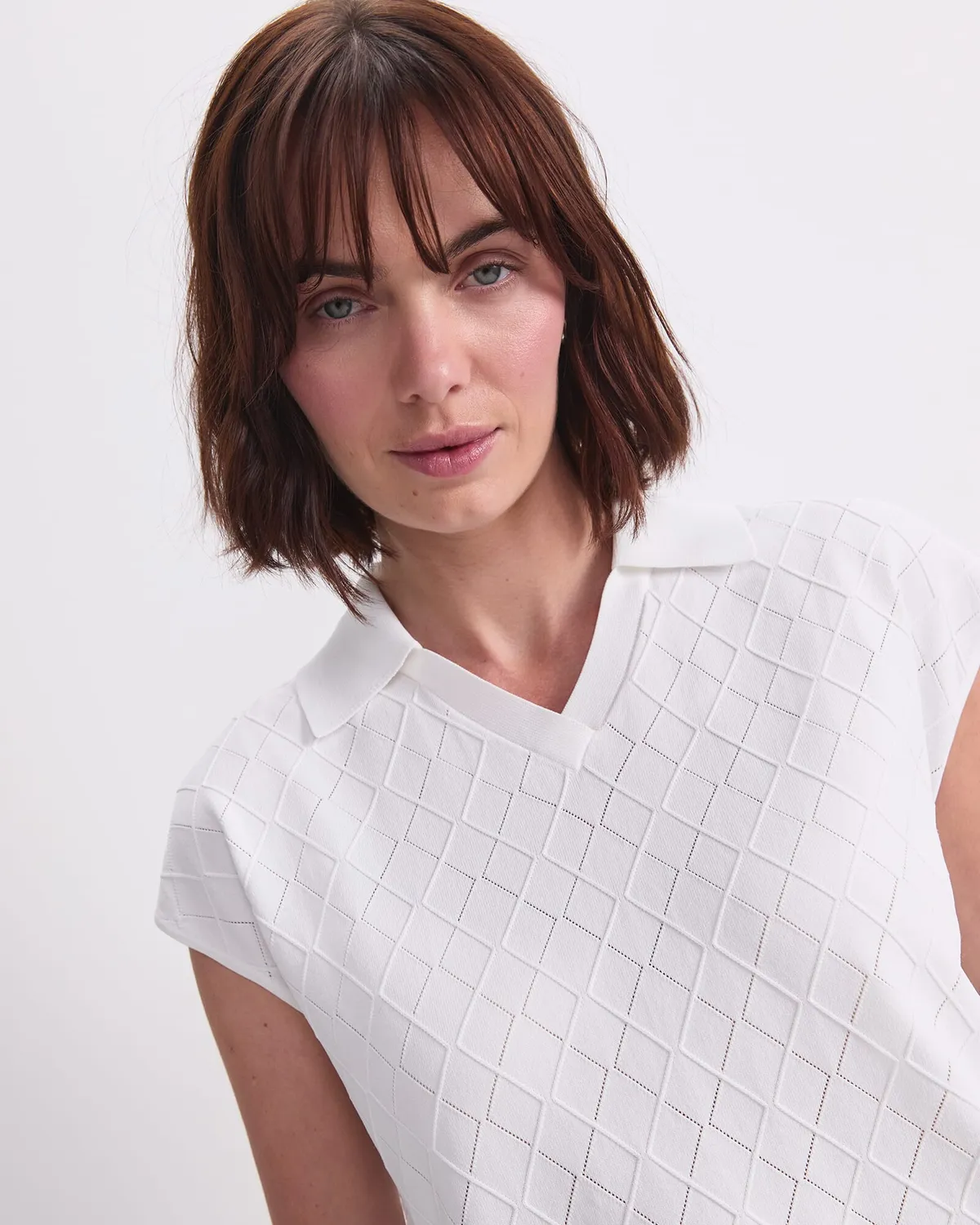 Sportscraft Maxine Milano maglione rombi scollo V