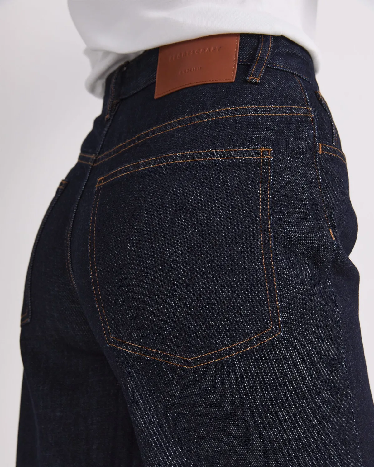 Sportscraft Simmi Wide Leg jeans bianchi gamba larga