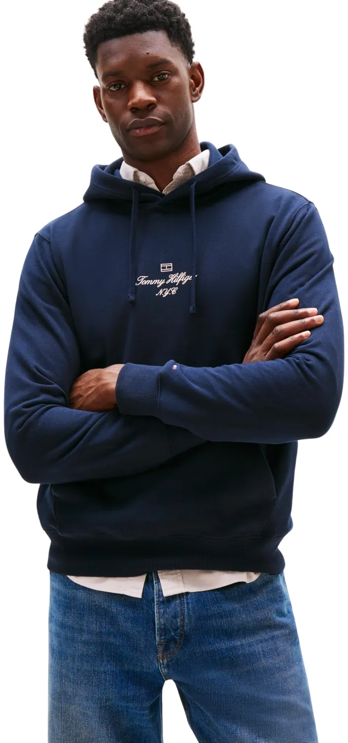 Tommy Hilfiger Outline Flag MW0MW39372 felpa cappuccio L