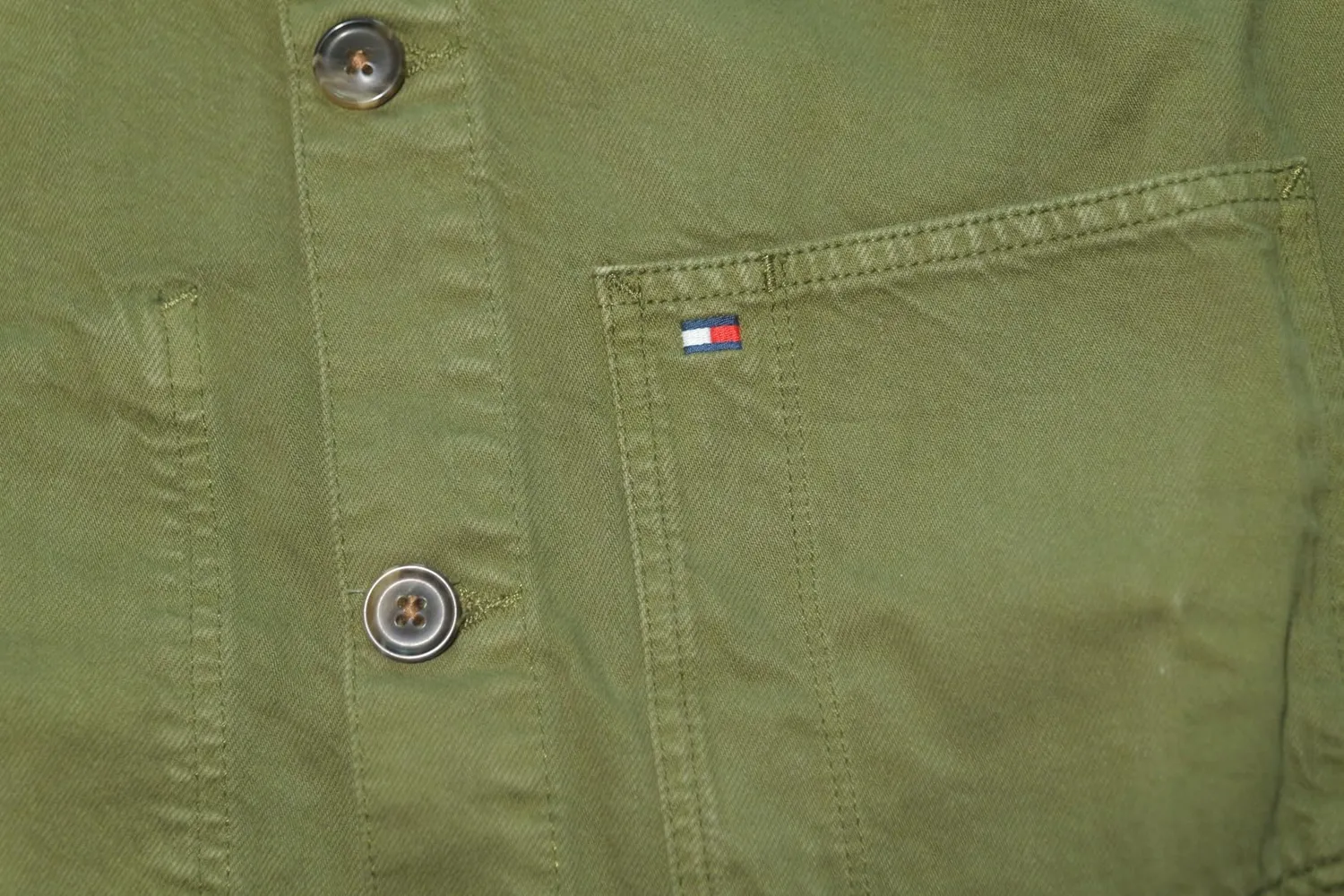 Tommy Hilfiger Chore Jacket MW0MW42333 giacca uomo verde