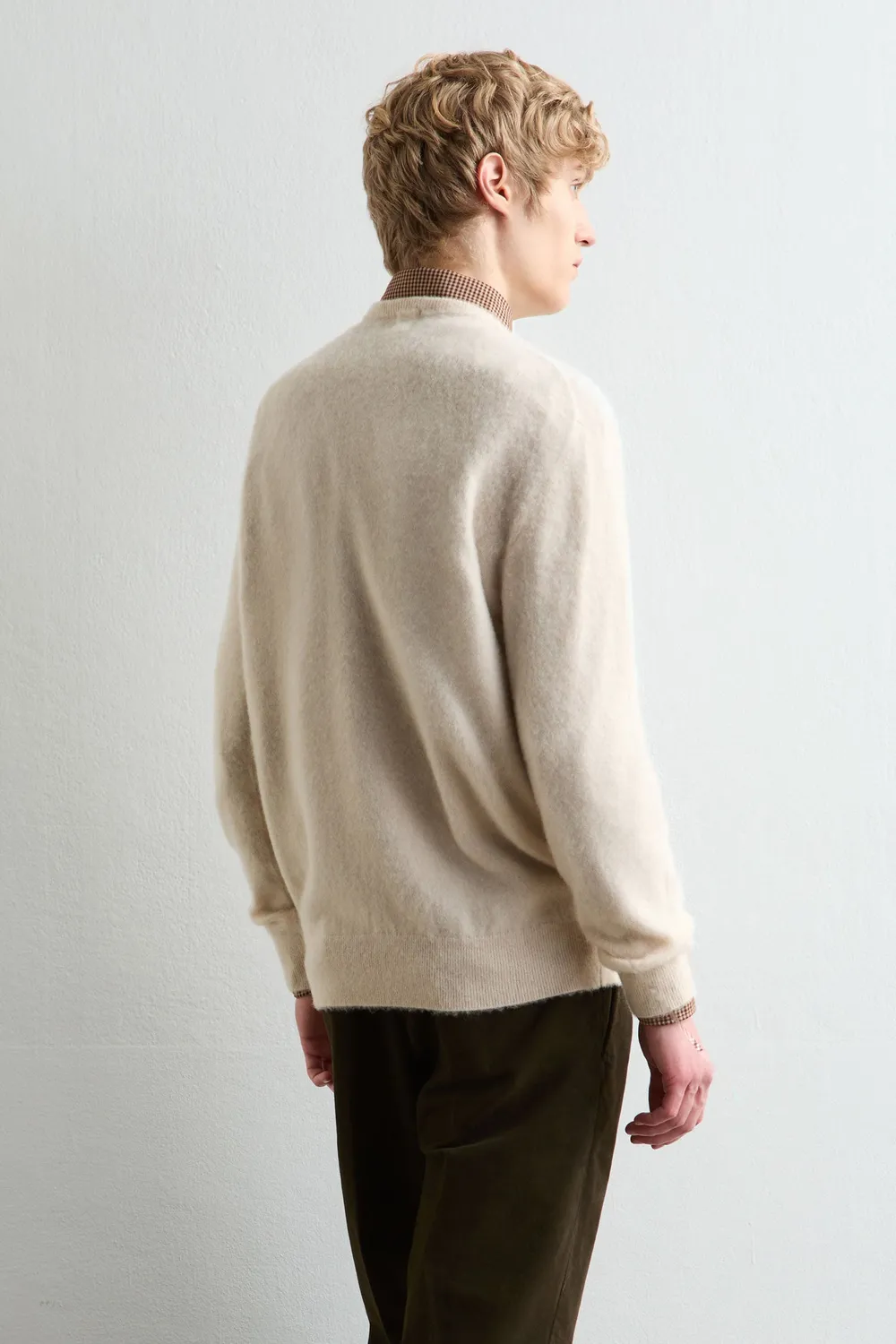 Massimo Alba Kane maglione cashmere magnolia