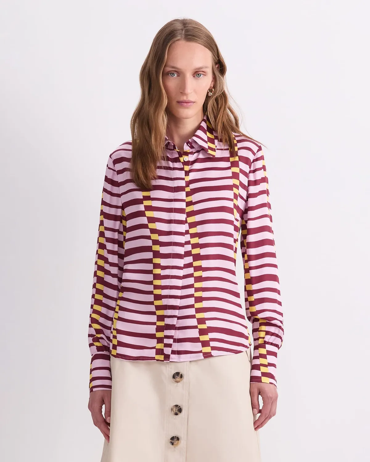Sportscraft Rani Blouse camicia donna viscosa fantasia