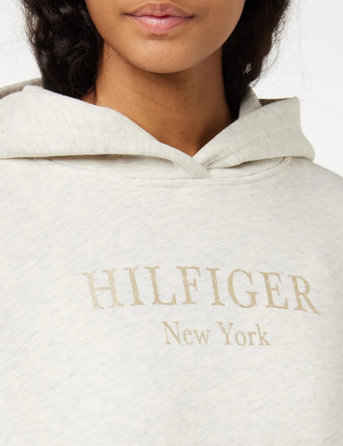 Tommy Hilfiger WW0WW37181 felpa donna beige taglia S