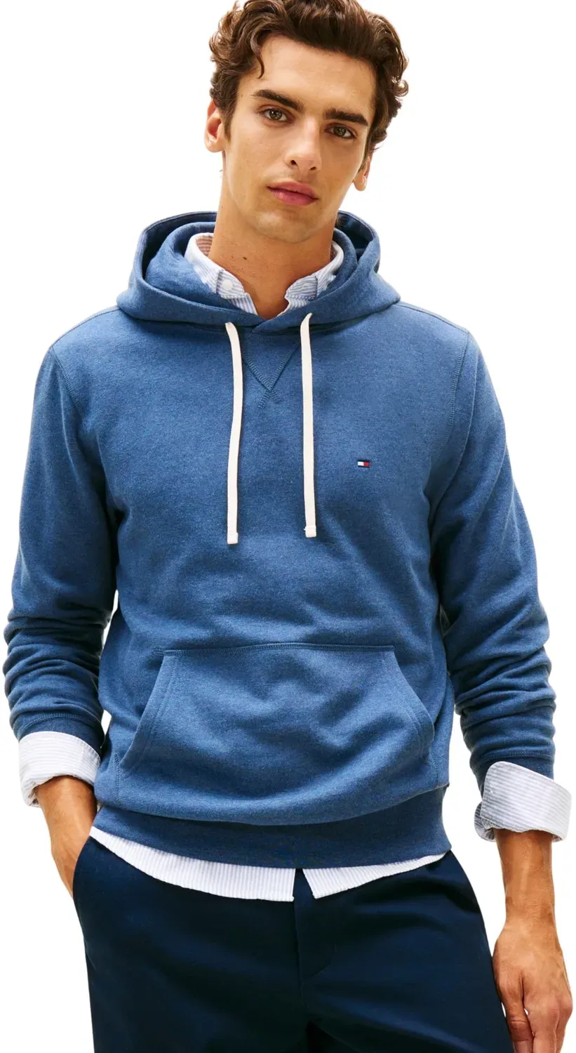 Tommy Hilfiger Seasonal Fleece Felpa Cappuccio Uomo Rossa