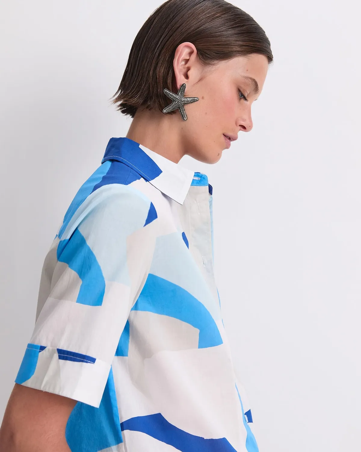 Sportscraft Nora 120257 Camicia Voile Cotone Maniche Corte
