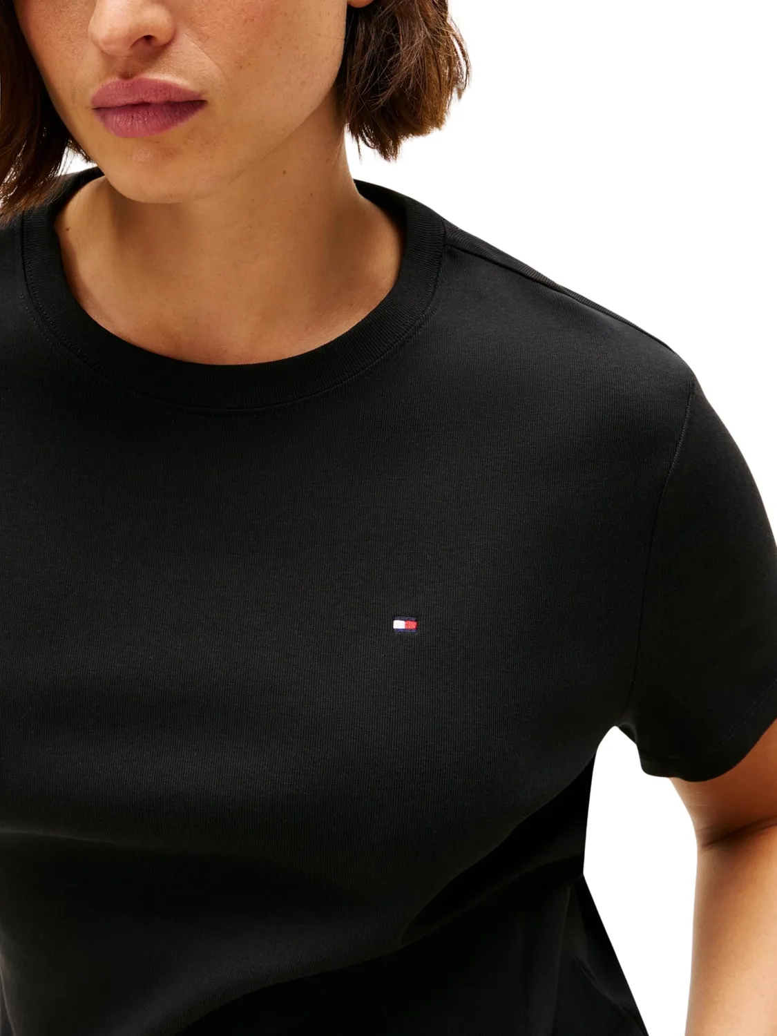 Tommy Hilfiger Cody Slim t-shirt cotone donna maniche corte
