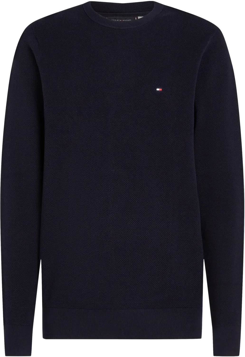 Tommy Hilfiger Essential Structure Maglione Uomo Blu Desert Sky