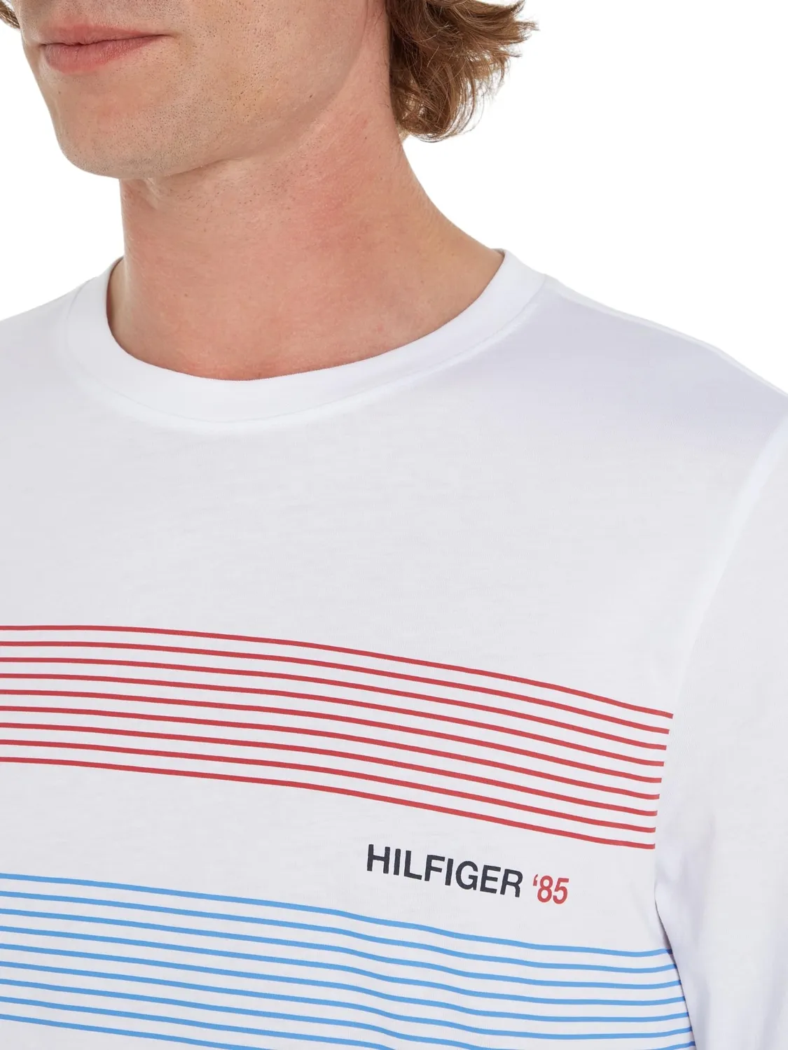 Tommy Hilfiger Chest Hilfiger 85 LS Tee maglia XL cotone