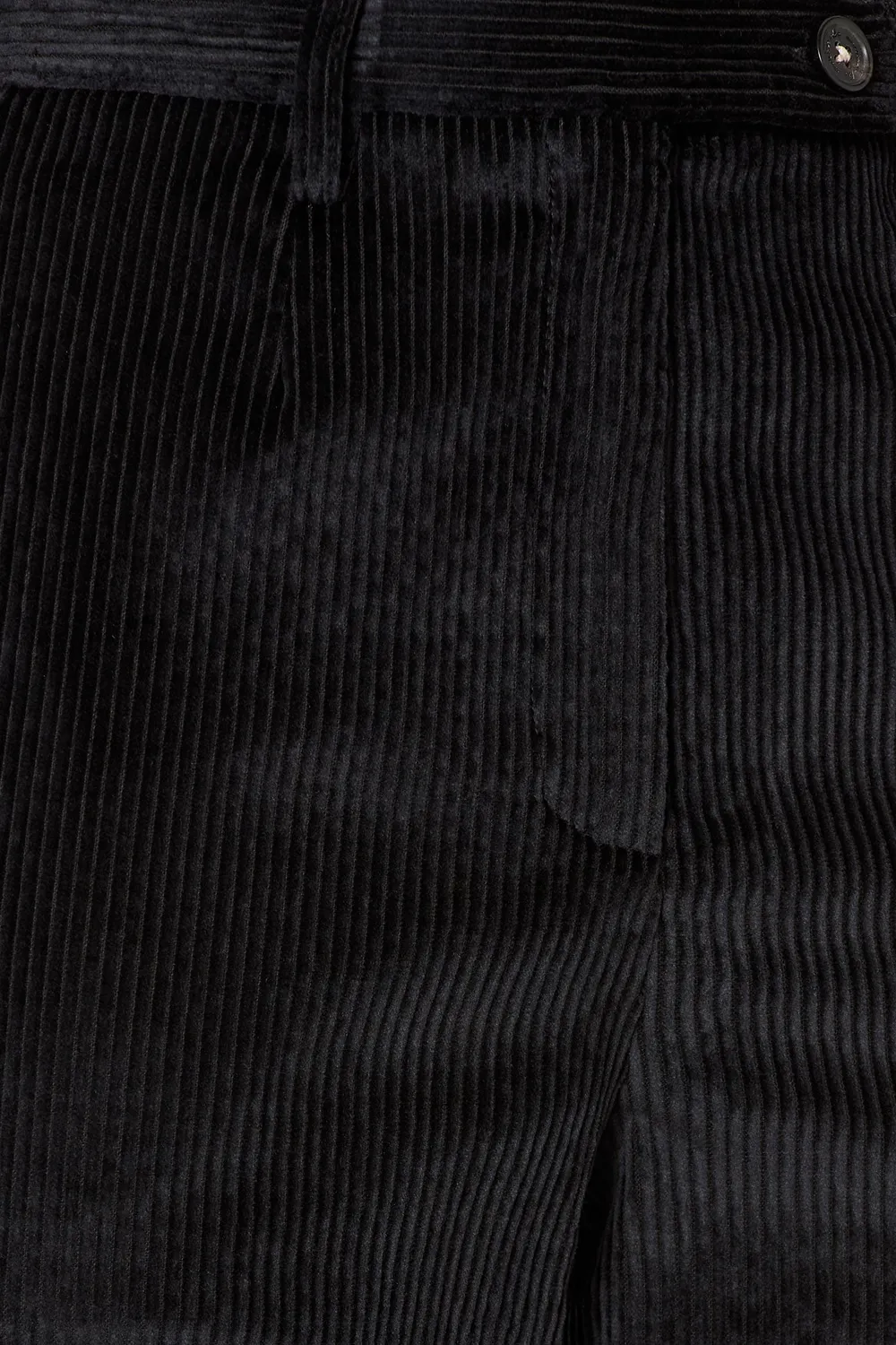 Massimo Alba Illinois pantaloni donna nero lavato velluto