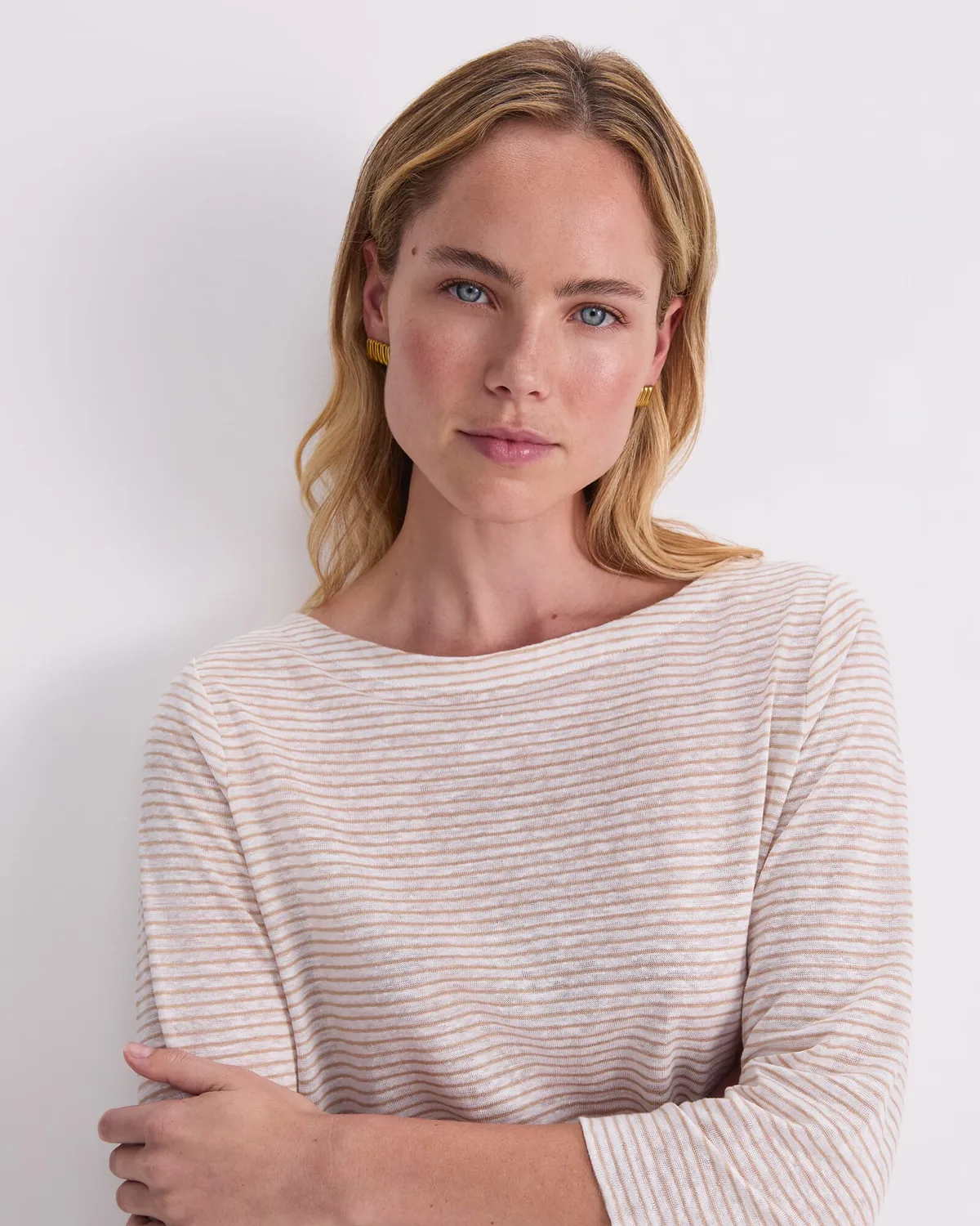 Sportscraft Cecile top donna lino scollo barca