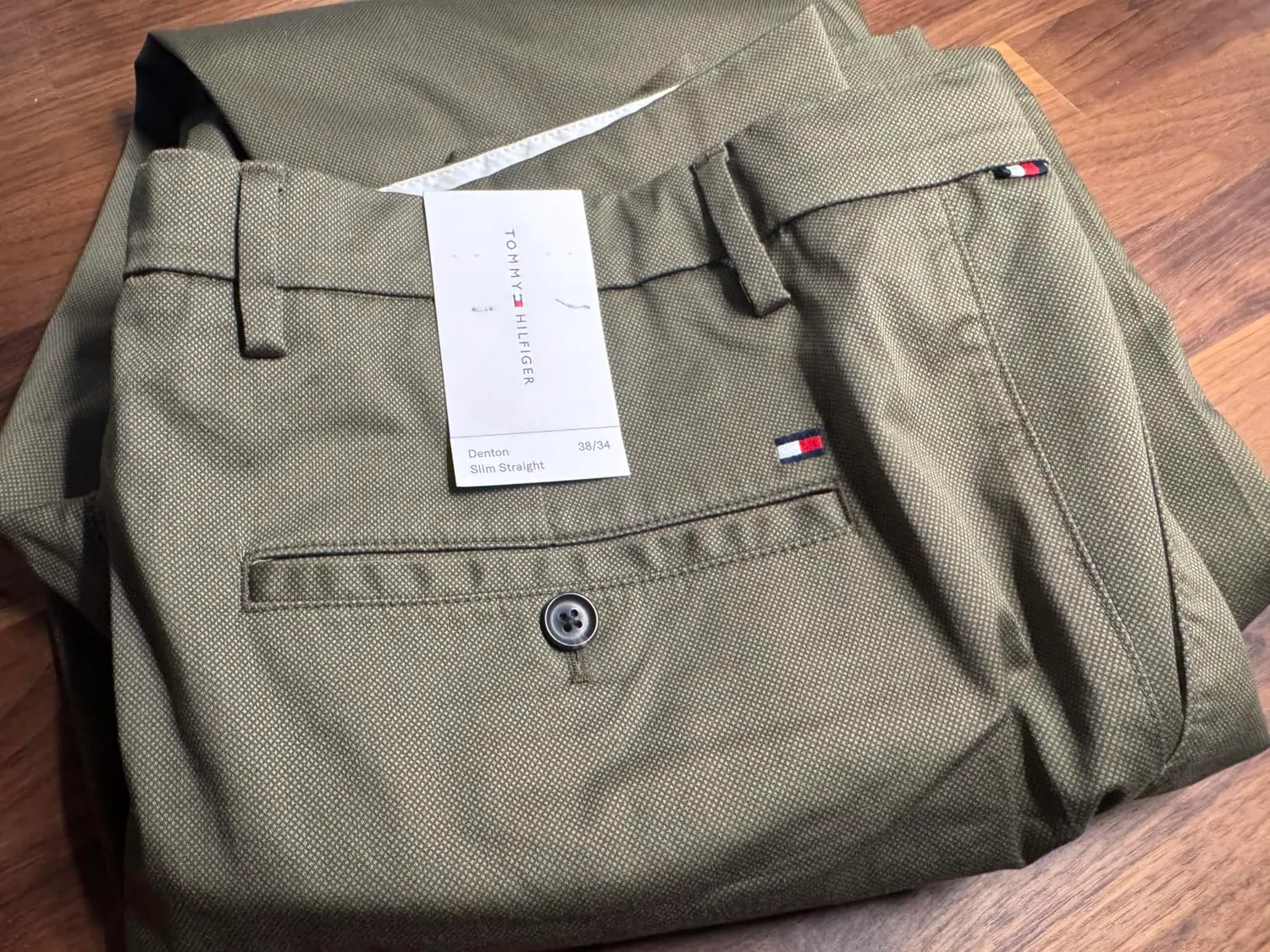 Tommy Hilfiger Denton MW0MW44330 chino uomo 34W/32L stampato