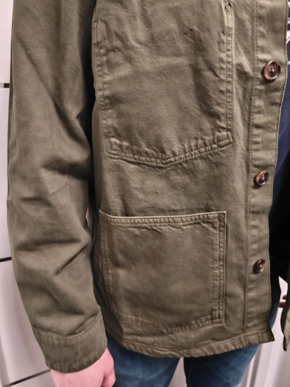 Tommy Hilfiger Chore Jacket MW0MW42333 giacca uomo verde