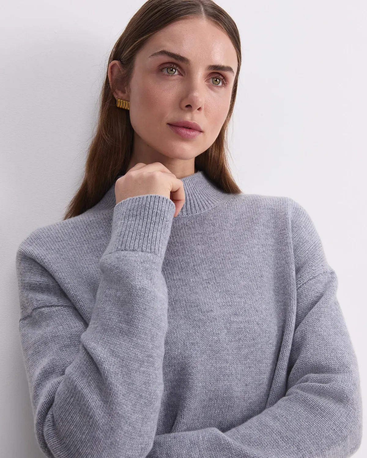 Sportscraft Pearl Relaxed maglione lana cashmere girocollo