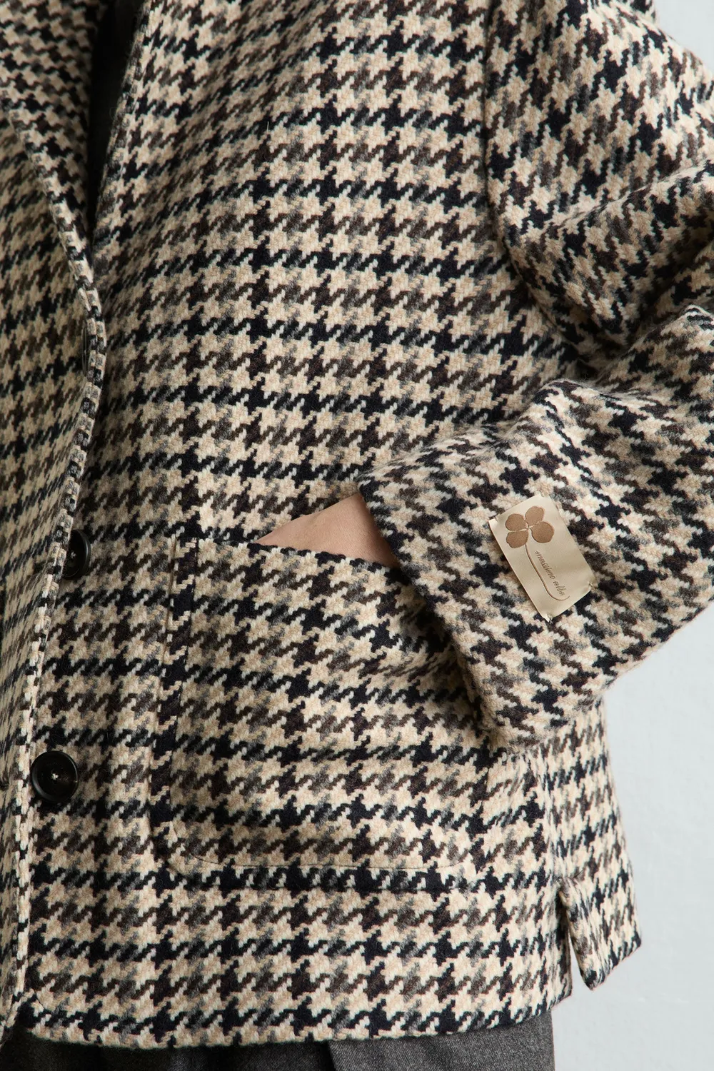 Massimo Alba Tebe giacca donna smoke pied-de-poule