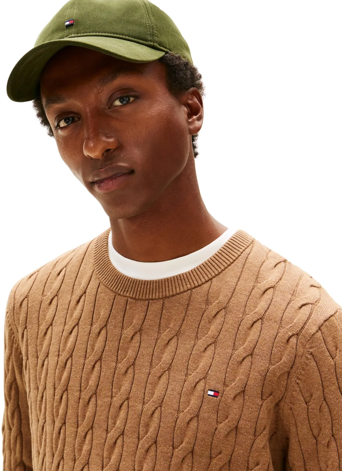 Tommy Hilfiger Classic Cable maglione MW0MW33132 marrone M