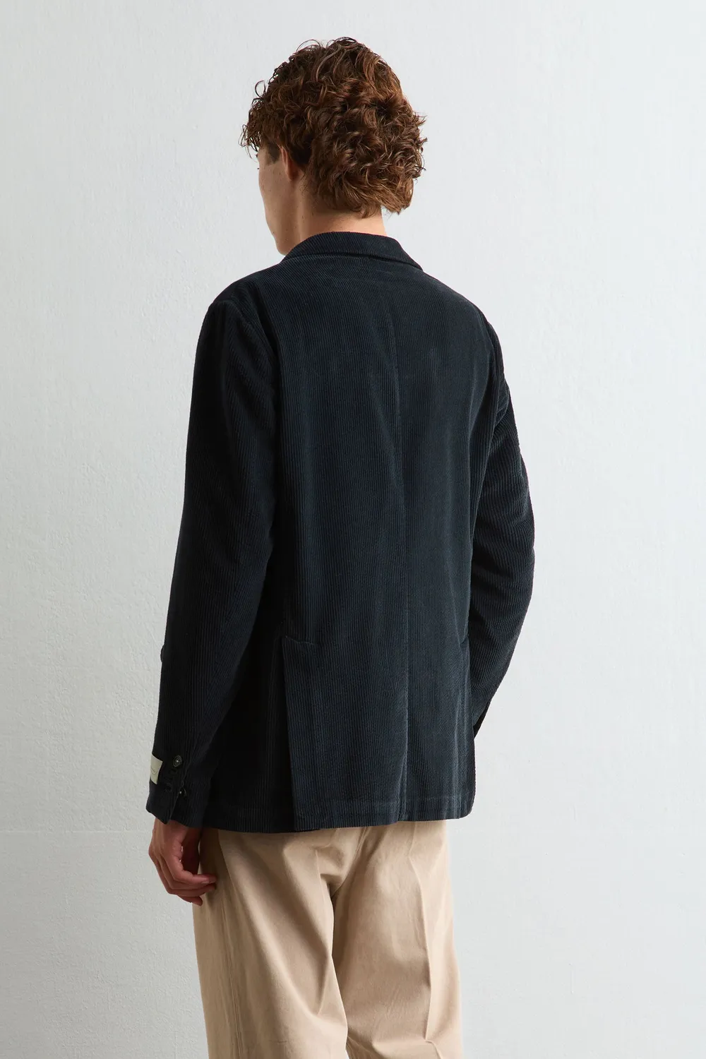 Massimo Alba Catch2 giacca uomo blu velluto cotone