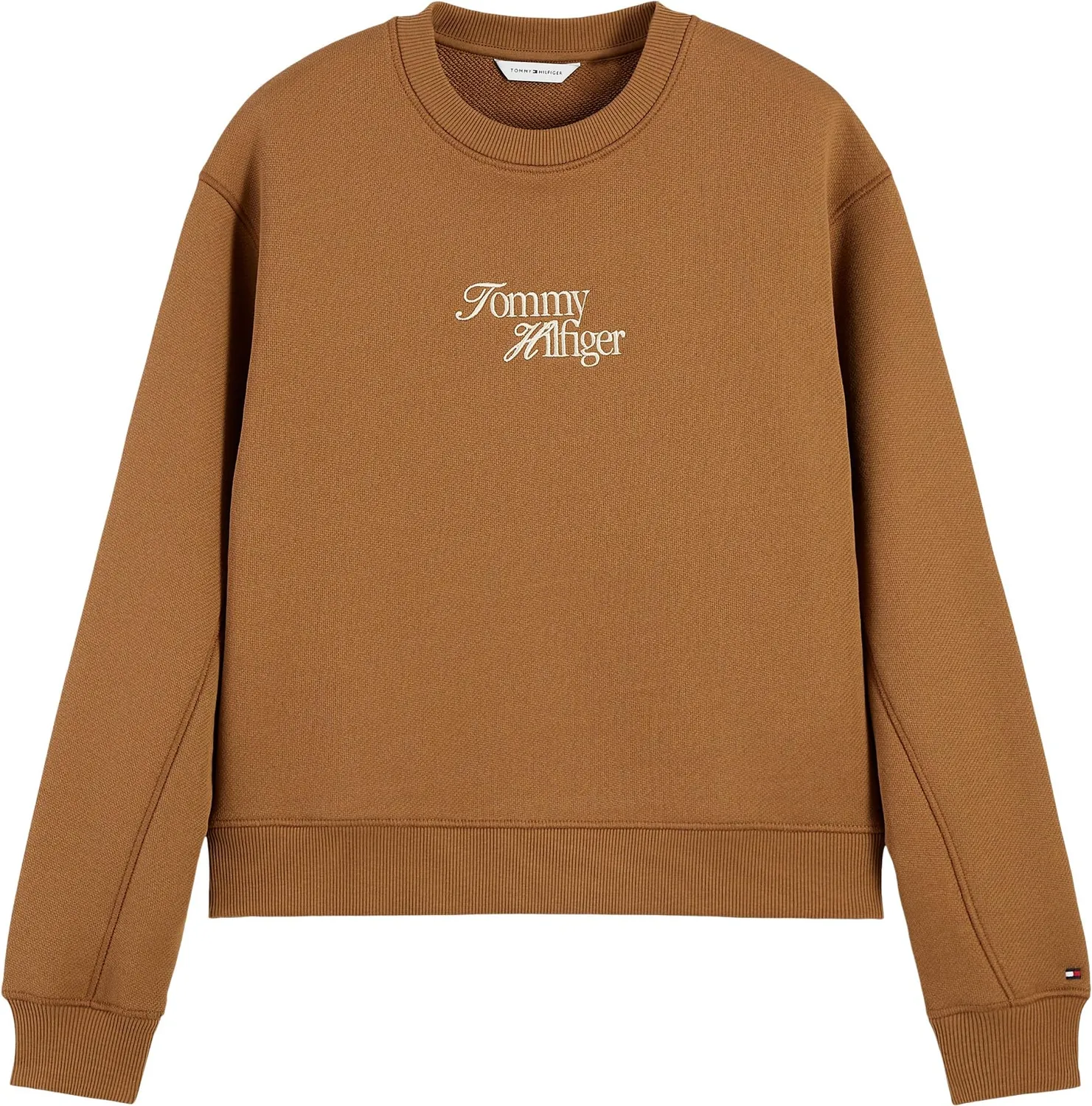 Tommy Hilfiger Script WW0WW51598 felpa donna girocollo