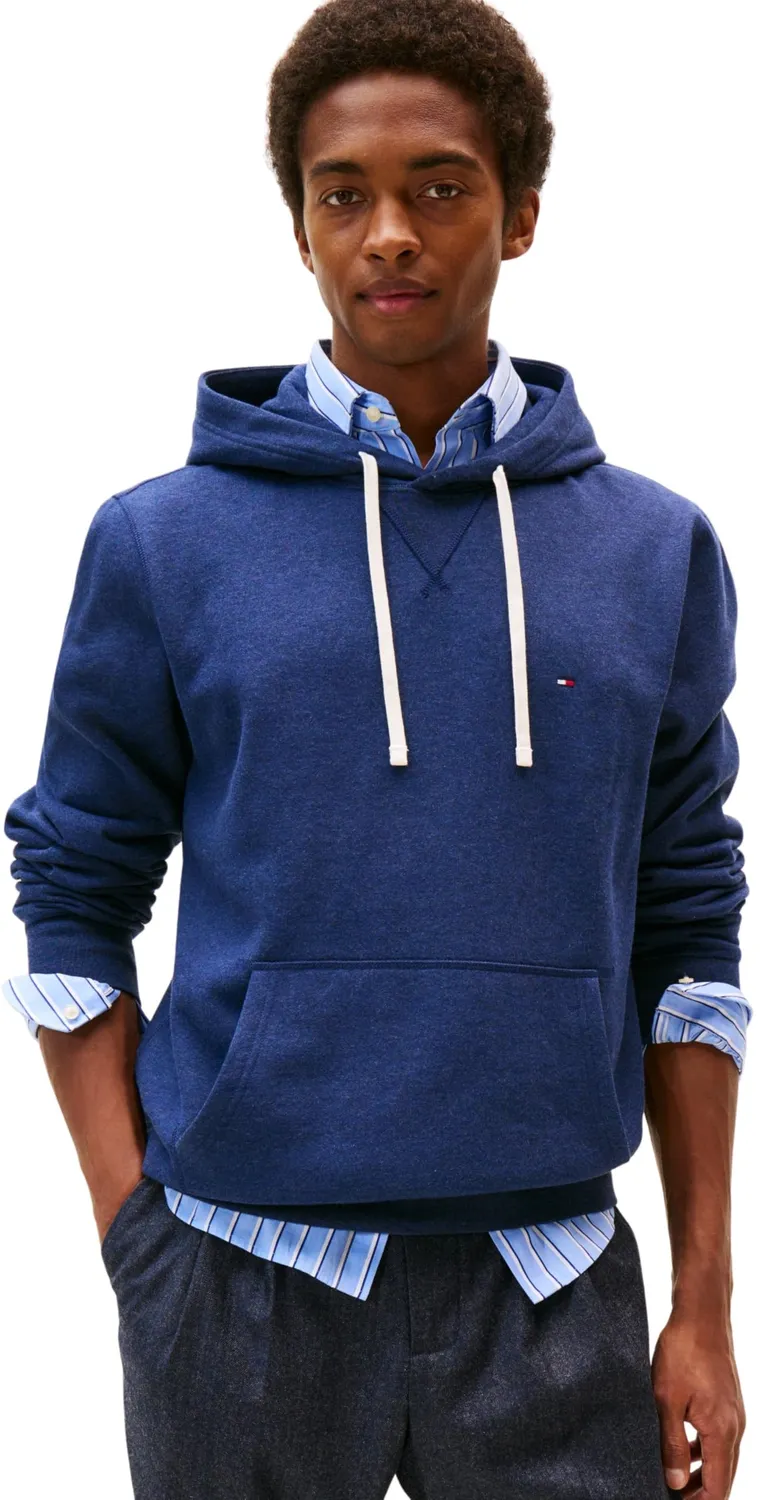 Tommy Hilfiger Seasonal Fleece Felpa Cappuccio Uomo Rossa