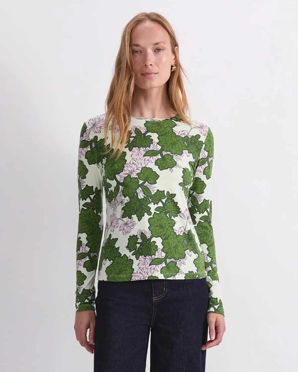Sportscraft Fleur 120753 maglia floreale maniche lunghe
