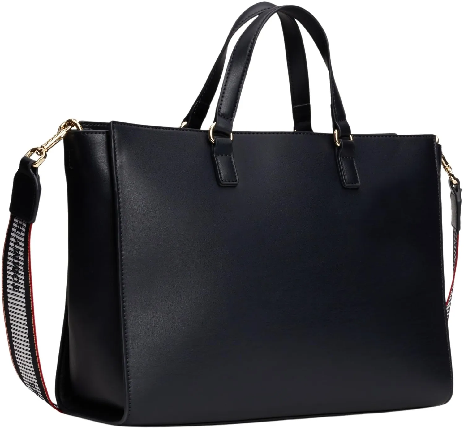 Tommy Hilfiger Fresh Satchel borsa tracolla donna blu con zip