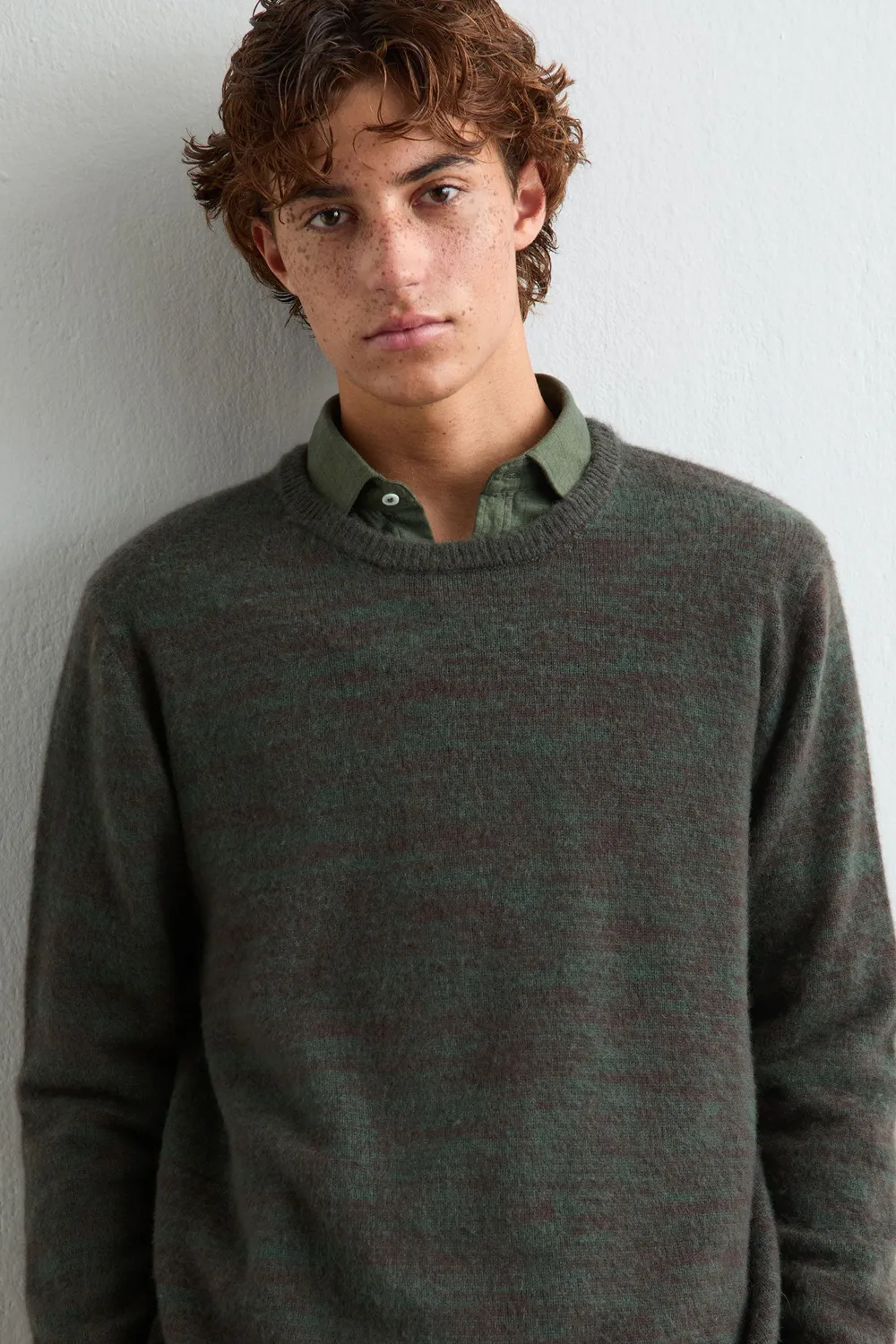 Massimo Alba Kane maglione uomo pino cashmere