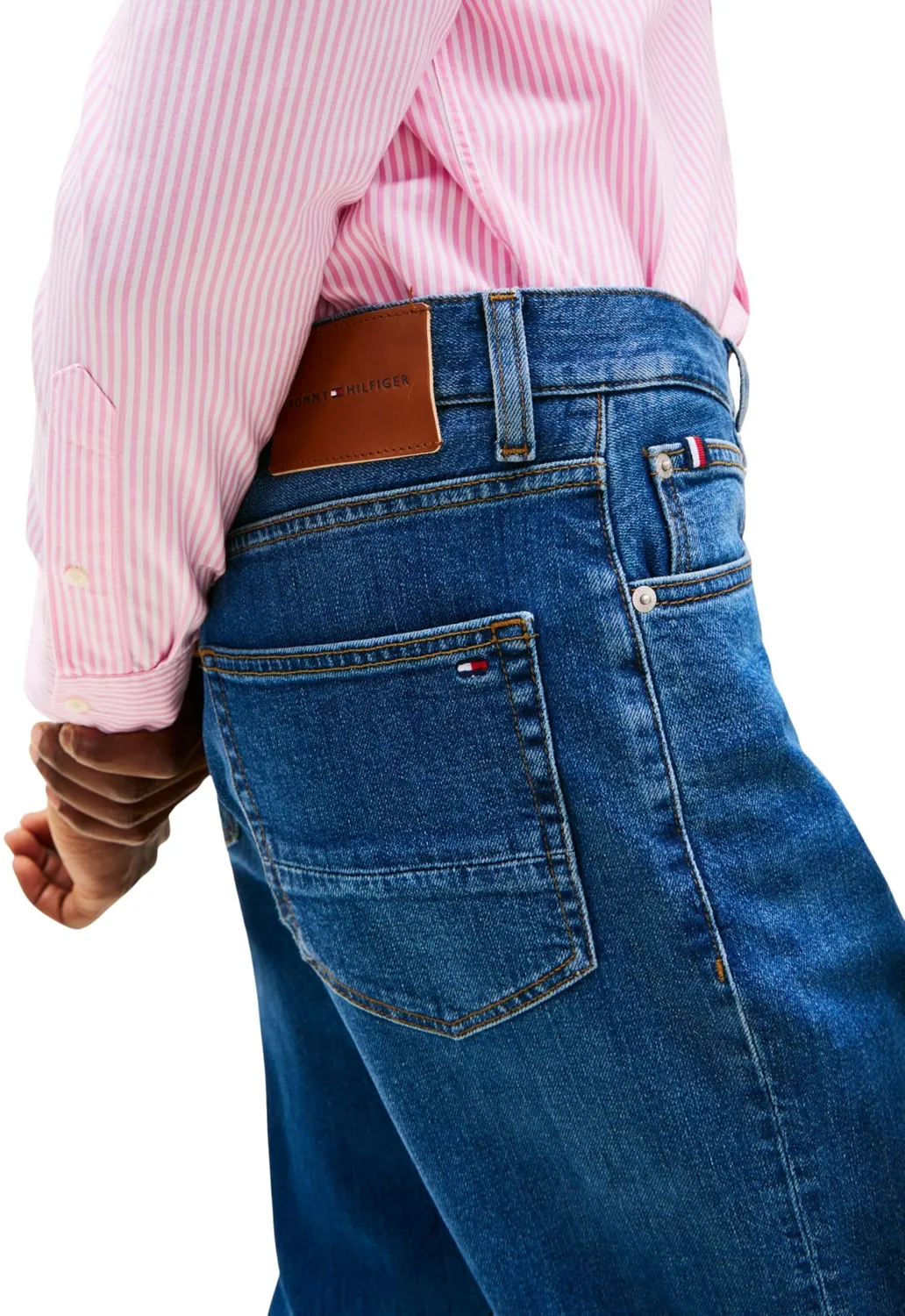 Tommy Hilfiger Mercer Regular Fit jeans uomo 33W/34L blu