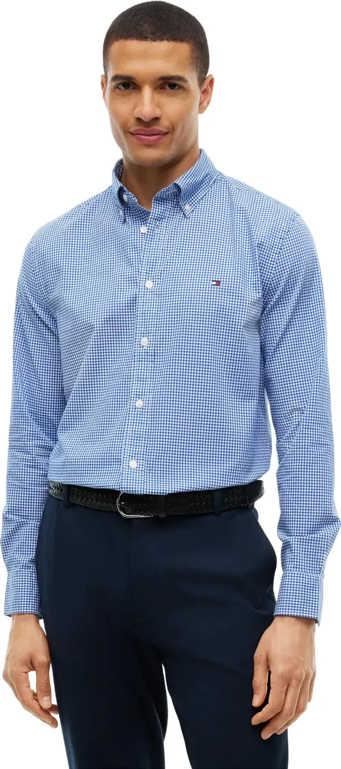 Tommy Hilfiger Flex Mw0mw44569 camicia uomo XL popeline quadri