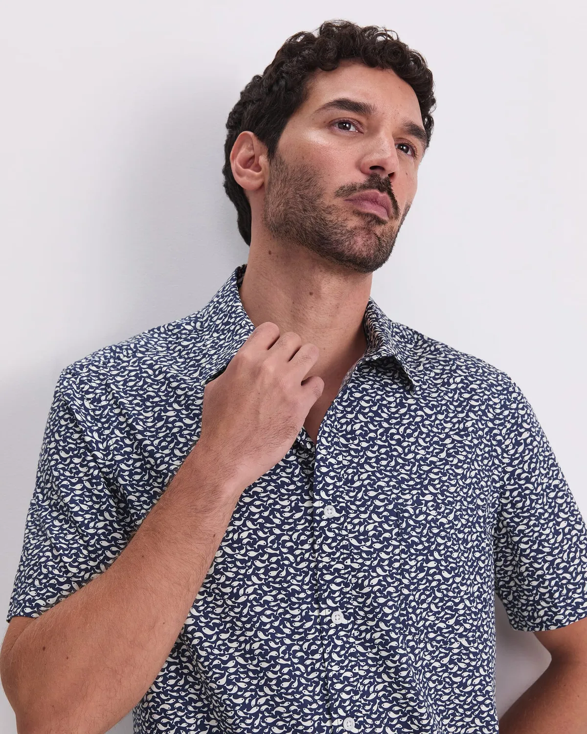 Sportscraft Shoal 208222 camicia uomo Liberty cotone