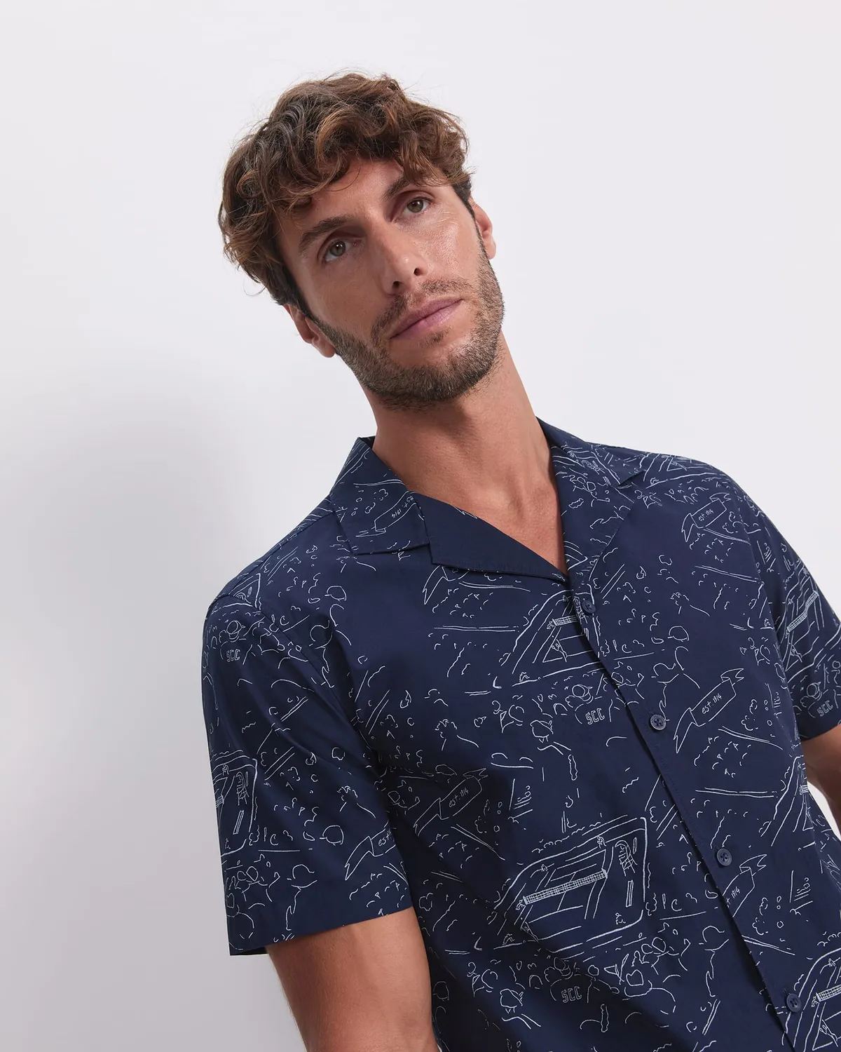 Sportscraft Rally camicia cotone fantasia maniche corte