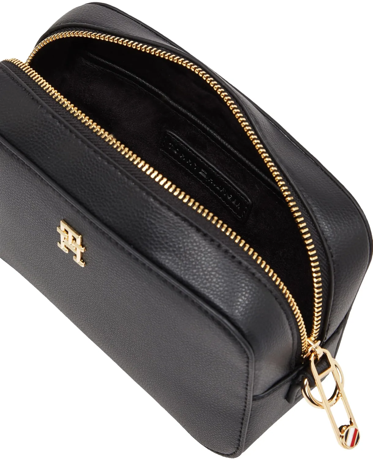 Tommy Soft Logo Camera Bag tracolla nera