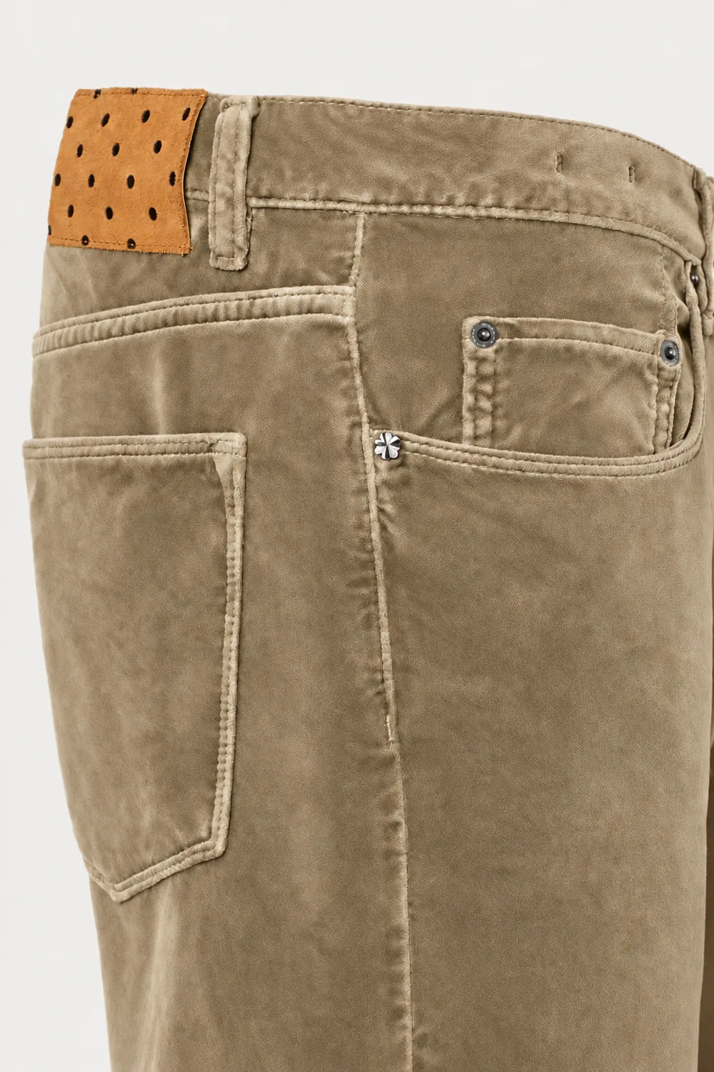 Massimo Alba Alunga pantaloni vellutino cotone Fossil