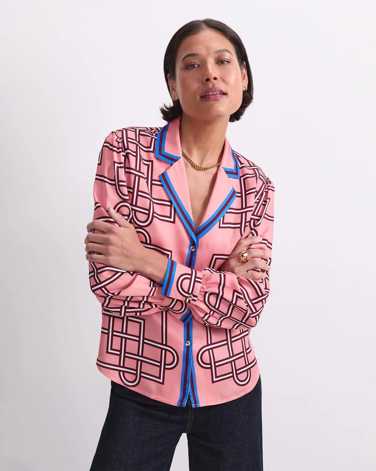 Sportscraft Rhodes Print camicia donna viscosa foulard