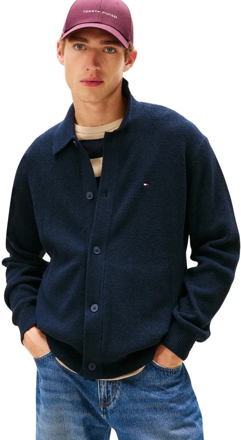 Tommy Hilfiger Textured Polo MW0MW41546 cardigan unisex L