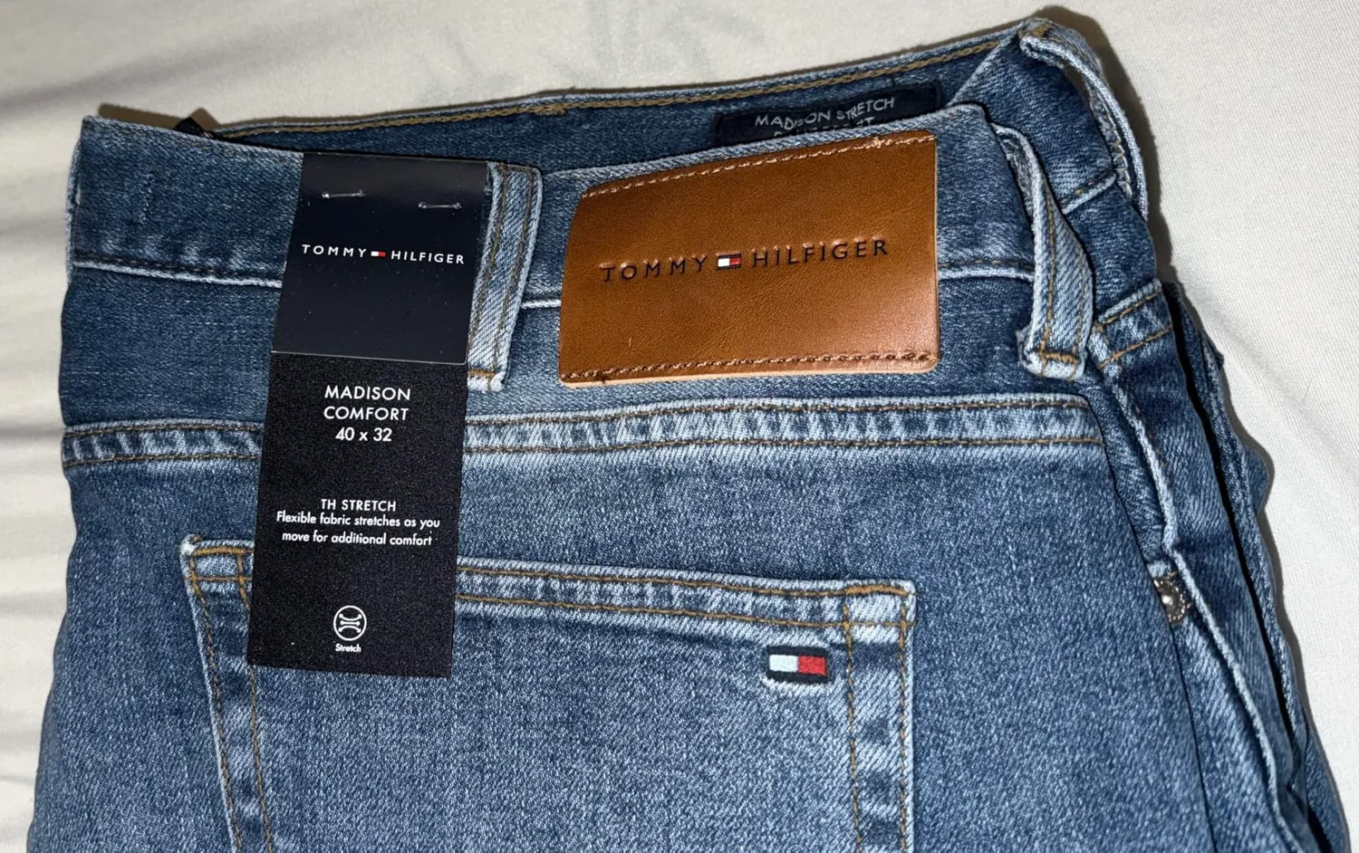 Tommy Hilfiger Madison MW0MW44051 jeans uomo blu 44W/34L
