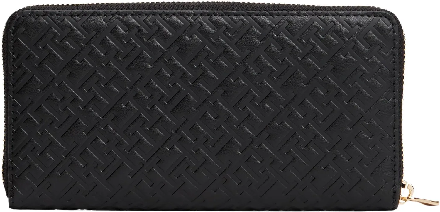 Tommy Hilfiger Icon Mono Portafoglio Zip Nero