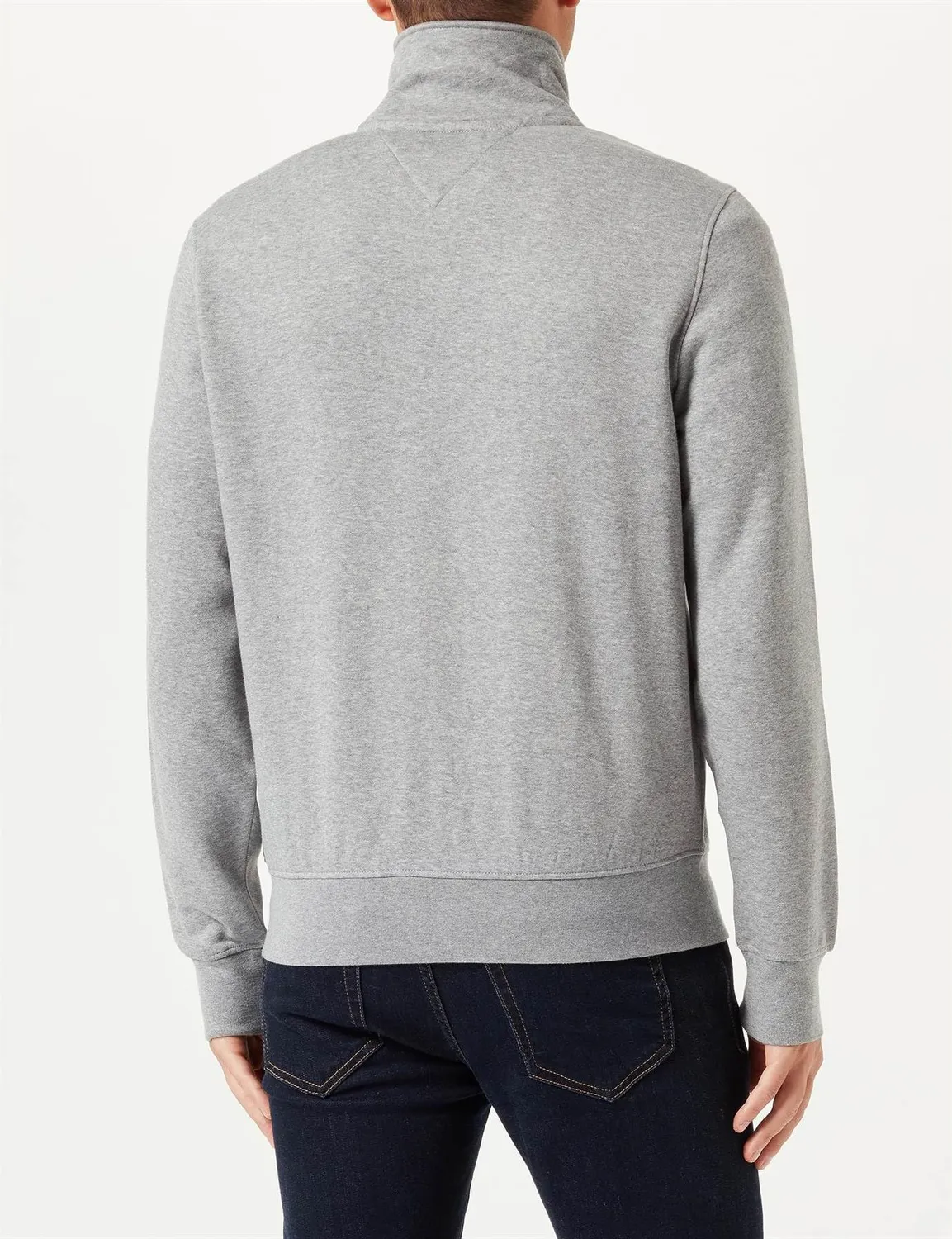 Tommy Hilfiger Flag Logo MW0MW34270 felpa zip uomo cotone