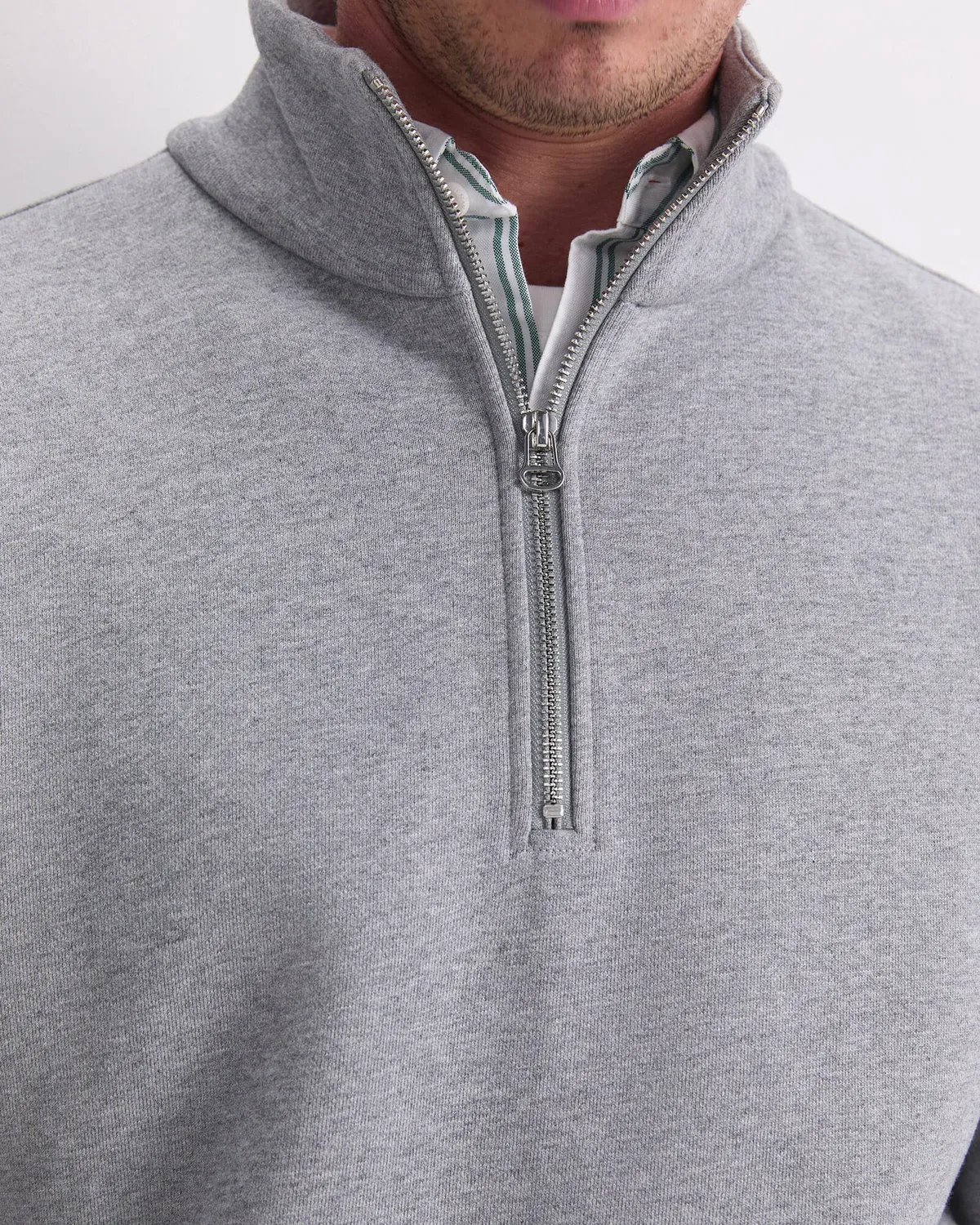 Sportscraft Quarter Zip Sweatshirt felpa uomo cotone