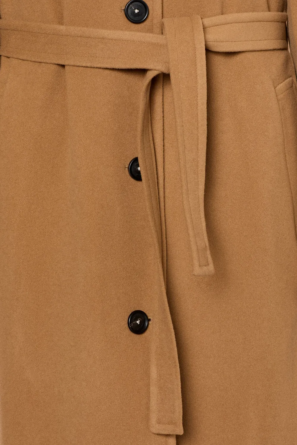 Massimo Alba Lisbona trench donna camel panno lana