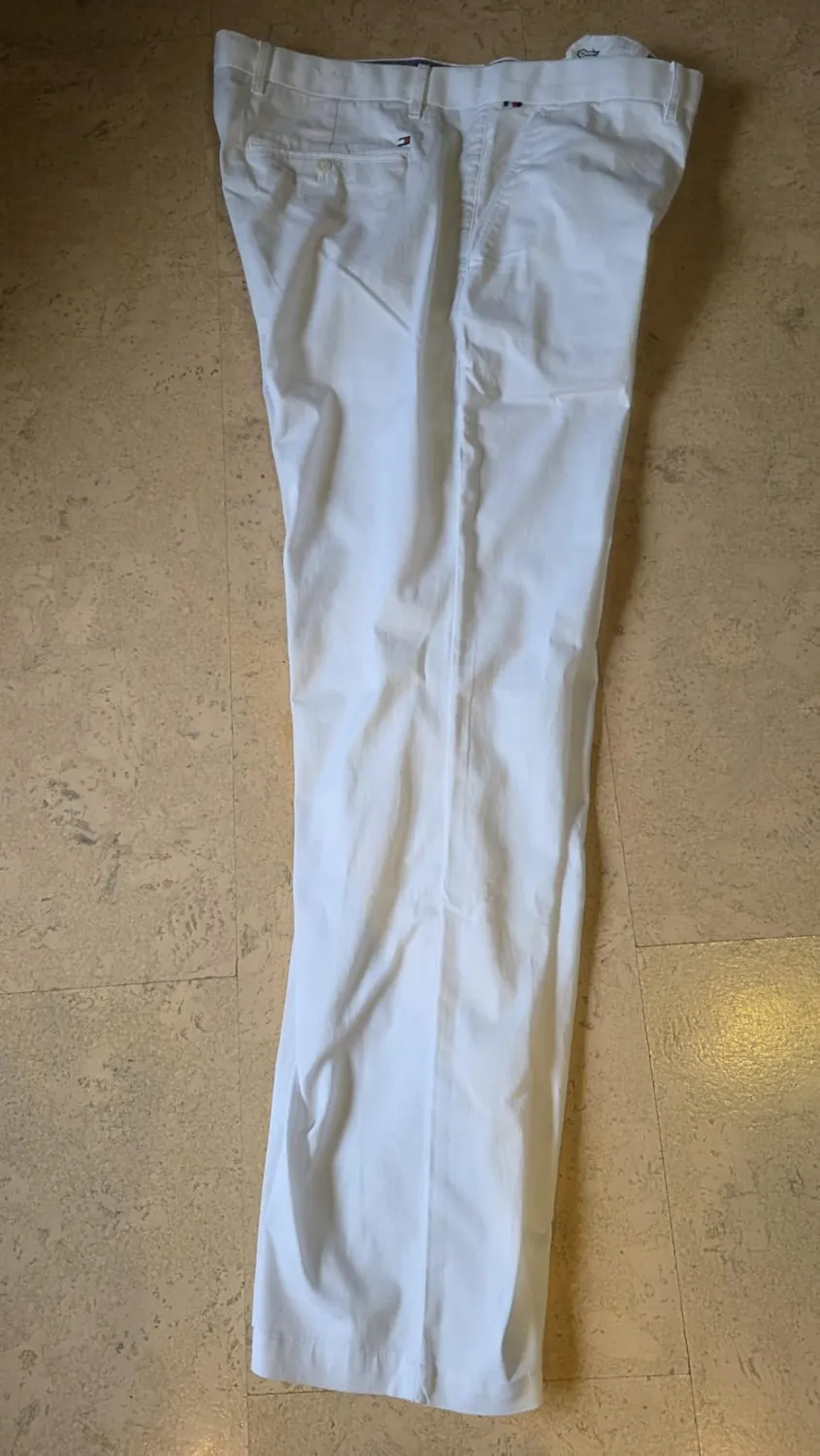 Tommy Hilfiger Bleecker chino uomo 34W/32L pima cotone