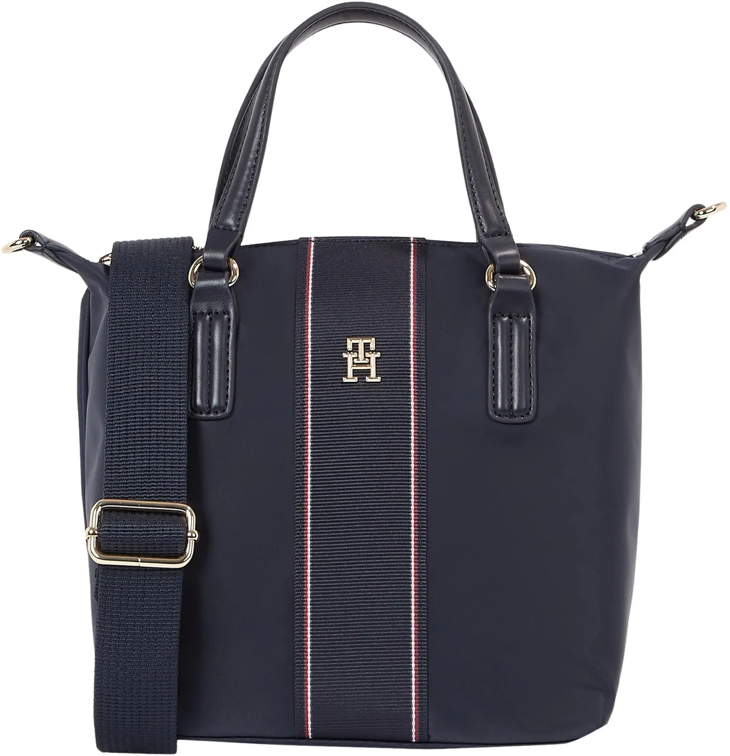 Tommy Hilfiger Poppy AW0AW17204 Tote Donna Piccola Ecru