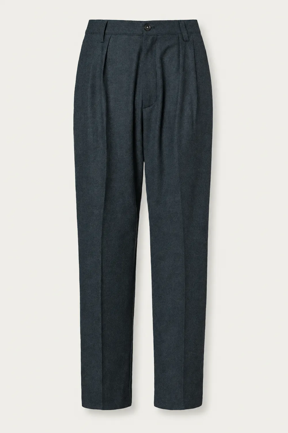 Massimo Alba Stan pantaloni uomo blu cotone doppia pinces