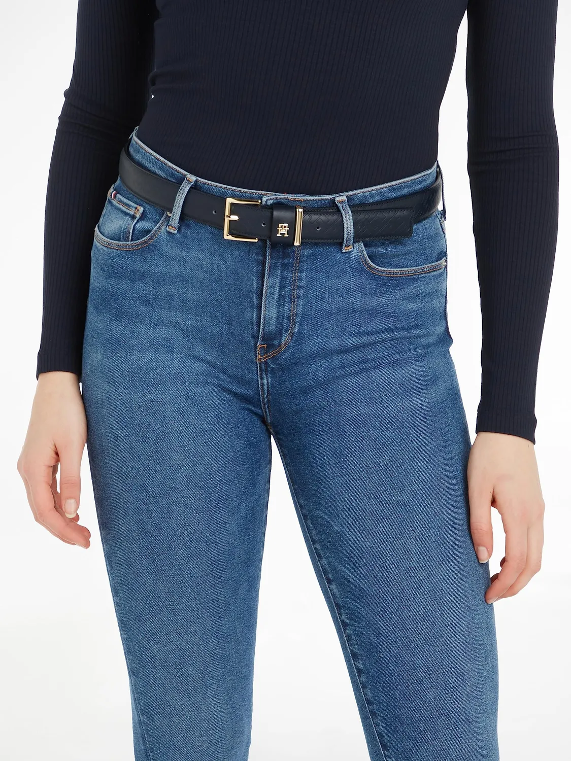 Tommy Hilfiger TH Casual Mono 3.0 AW0AW15382 cintura donna 70