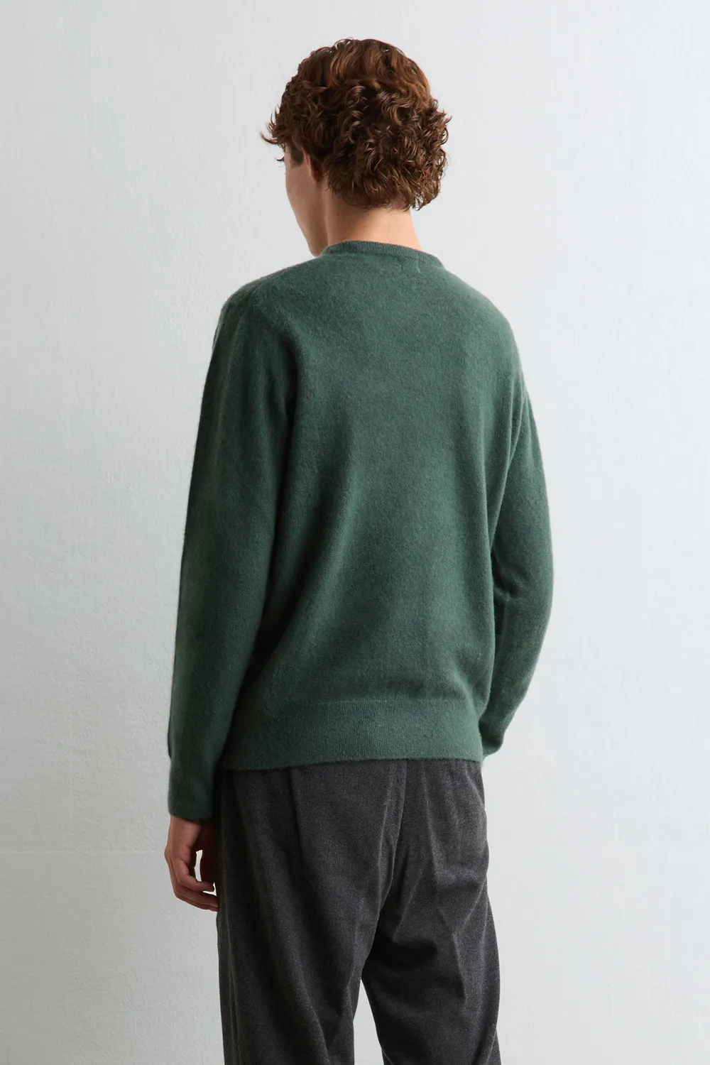 Massimo Alba Kane maglione cashmere pine girocollo