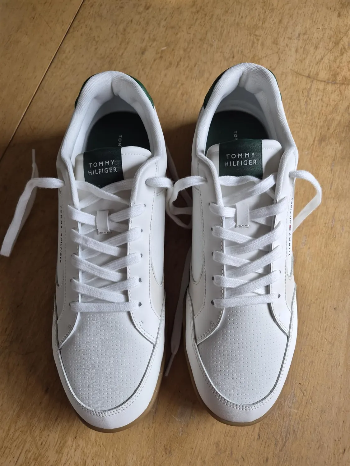 Tommy Hilfiger Cupsole Sneakers Uomo 43 Pelle Bianco Basse