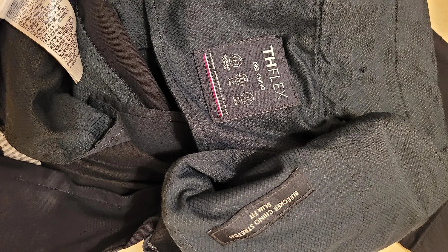 Tommy Hilfiger Bleecker 1985 chino uomo cotone Pima khaki