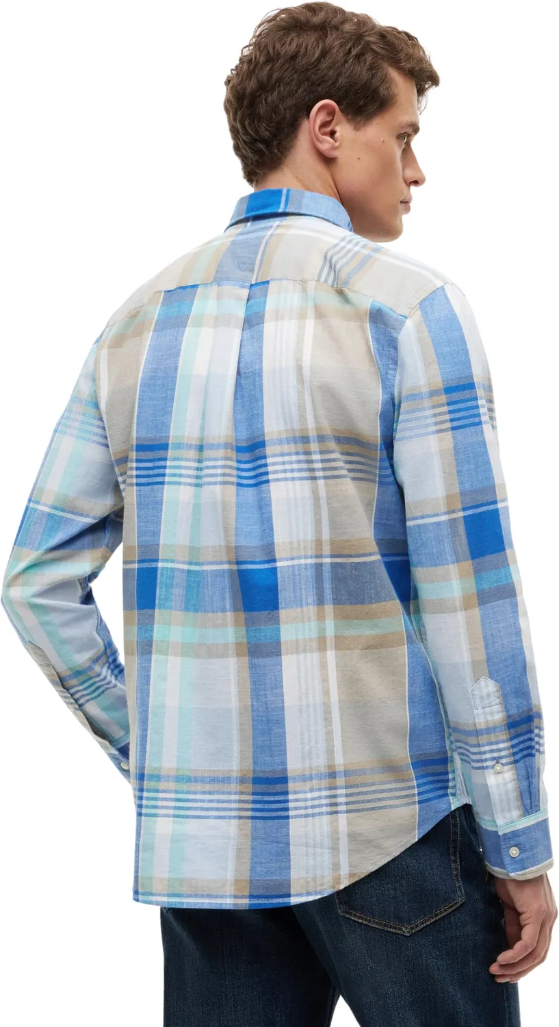 Tommy Hilfiger camicia uomo manica lunga L cotone classica