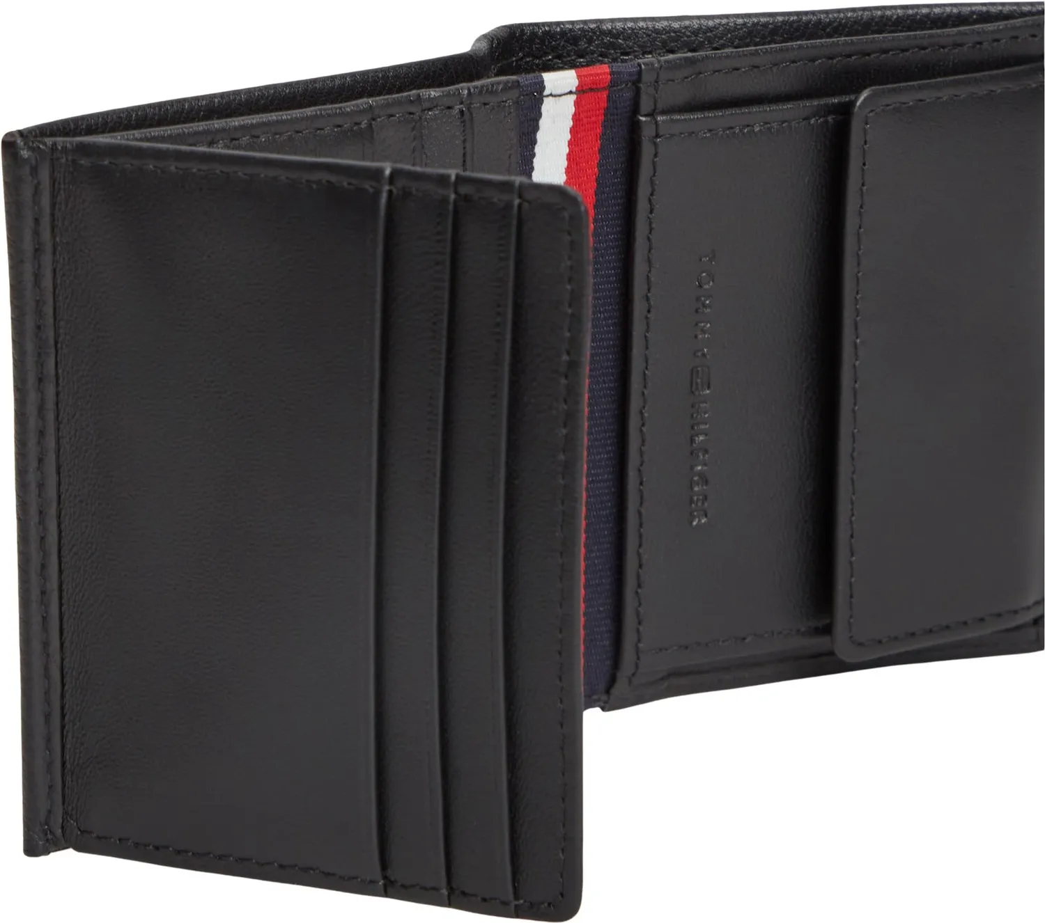 Tommy Hilfiger AM0AM14786 portafoglio uomo nero trifold