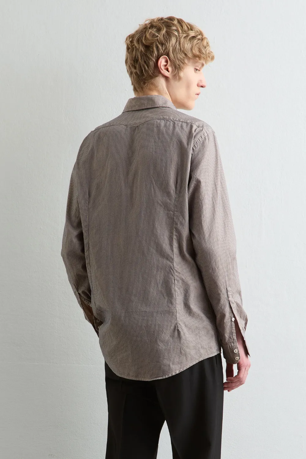 Massimo Alba Canary camicia fossil cotone