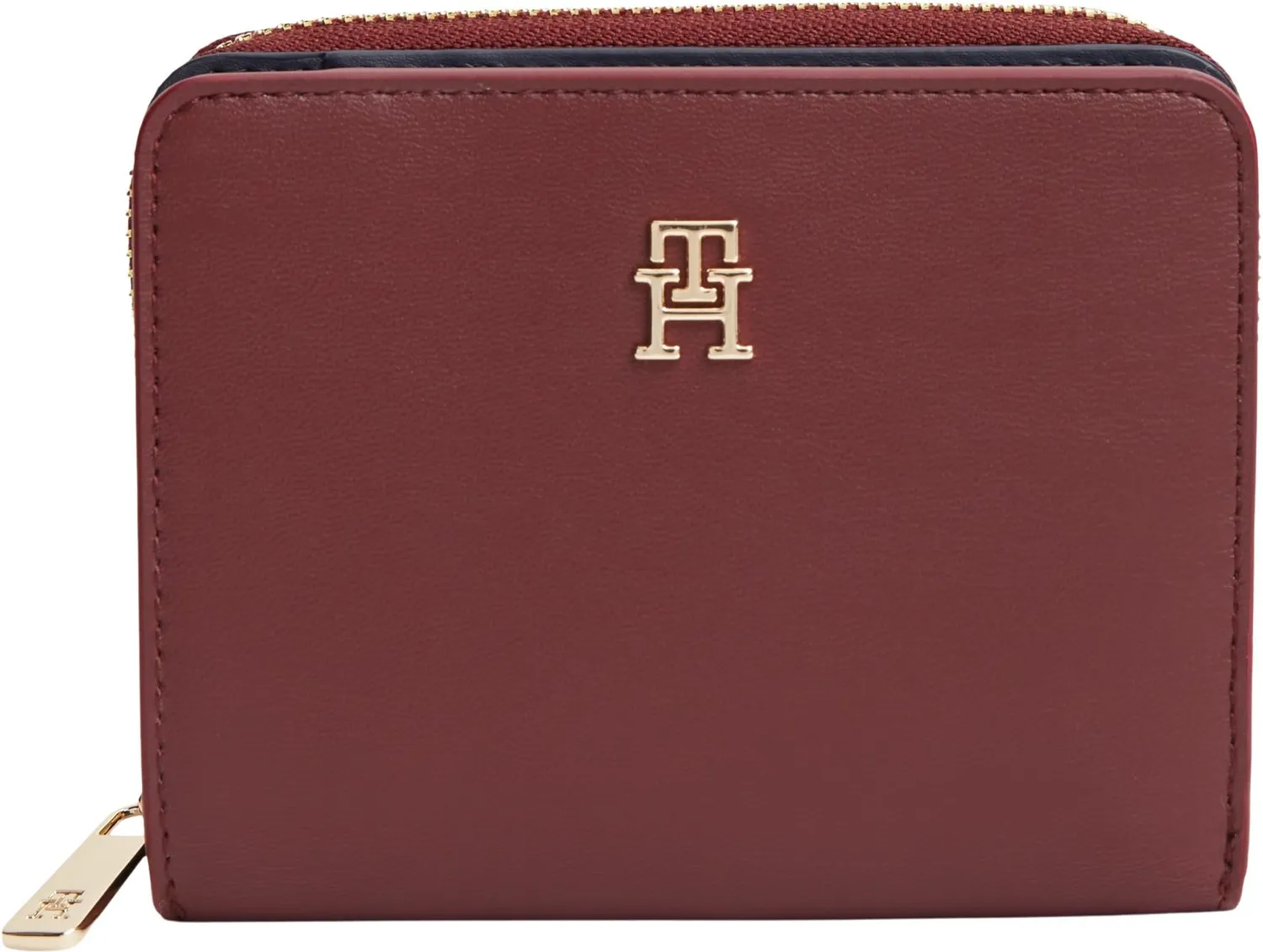 Tommy Hilfiger TH Icon AW0AW17742 Portafoglio Donna Khaki Zip
